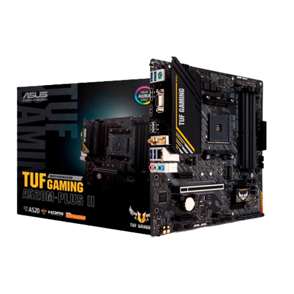 PLACA MADRE ASUS TUF GAMING A520M-PLUS II /DDR4/AM4