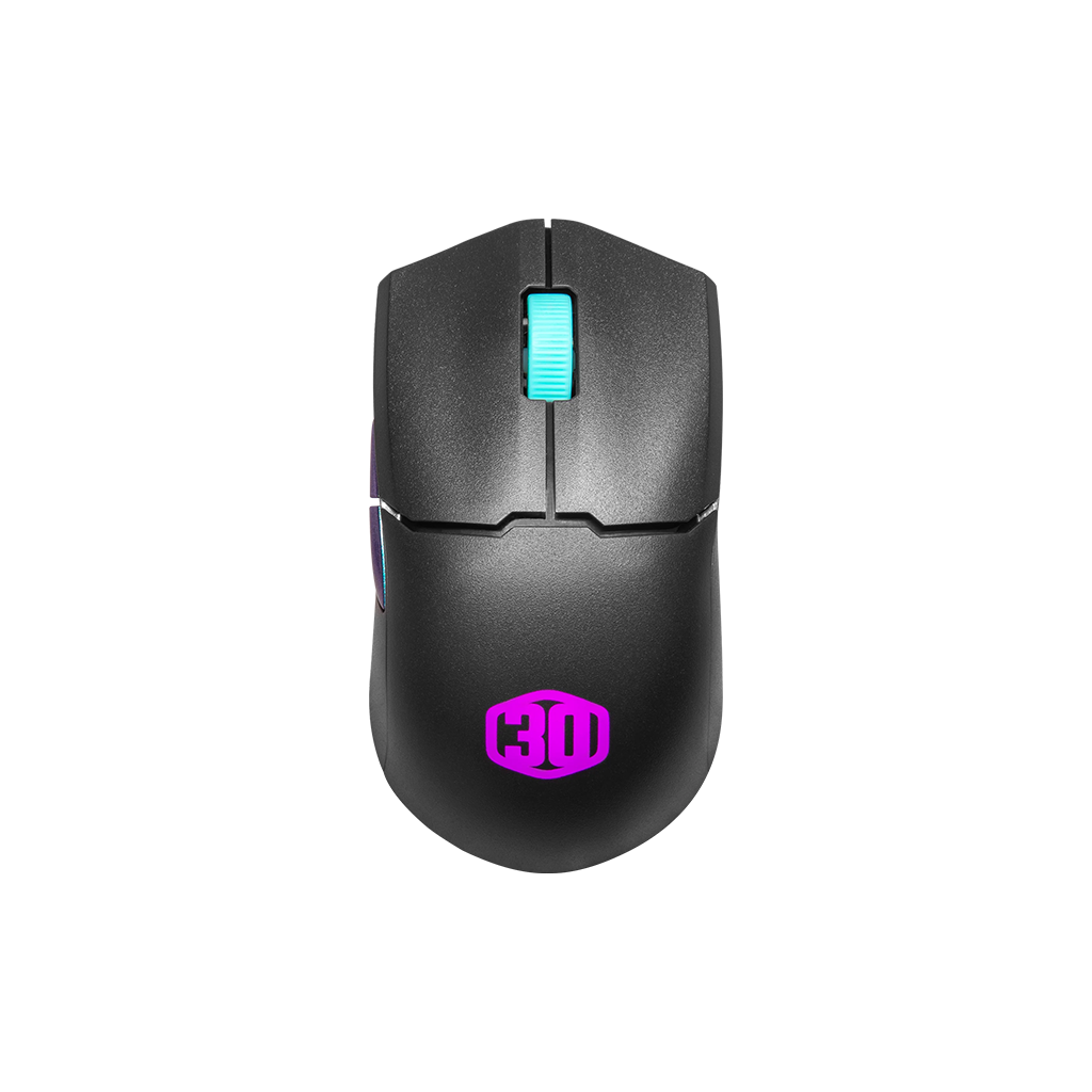 MOUSE COOLER MASTER MM712 HYBRID/RGB/BLACK/WIRELESS/MM-712-KCOH1