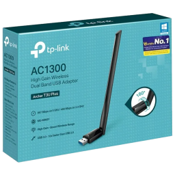 ADAPTADOR DE RED USB TP-LINK ARCHER T3U PLUS AC1300 DUAL BAND
