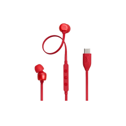 AURICULAR CON MICROFONO JBL TUNE 310C/USB-C/ROJO