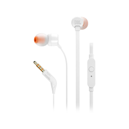 AURICULAR CON MICROFONO JBL TUNE110  BLANCO