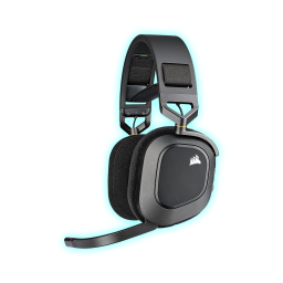 AURICULAR CORSAIR HS80 RGB WIRELESS/PC/MAC/PS5/PS4/NEGRO