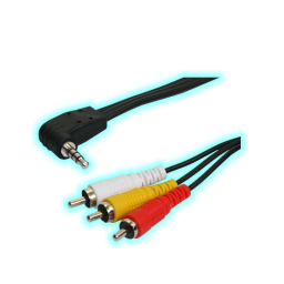CABLE AUXILIAR DE AUDIO RCA A JACK 3.5MM/1.5 METROS
