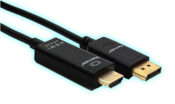 CABLE DISPLAYPORT A HDMI 1,8 METROS - NEGRO