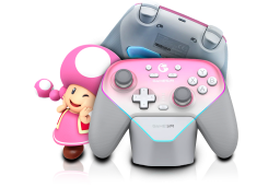 CONTROL GAMESIR SUPER NOVA T4N PRO C/ BASE PINK BT/PC/SWITCH/ANDROID/IOS/GREY