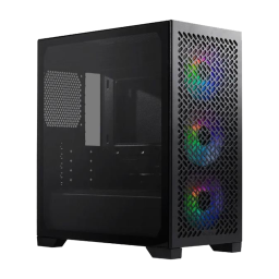 GABINETE COOLER MASTER ELITE 302/CON 3 FAN COOLER/BLACK/E302-KGNN-S00