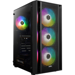 GABINETE GAMDIAS AURA GC2 ELITE CON 4 FAN COOLER ARGB/MID-TOWER/BLACK