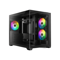 GABINETE GAMER GAMDIAS AURA GC10M V2 ARGB MICRO TOWER/3FAN/BLACK