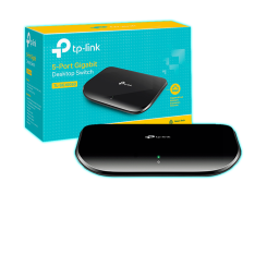 HUB SWITCH BLACK 5 PUERTOS  GIGABIT 100/1000 TP-LINK TL-SG1005D