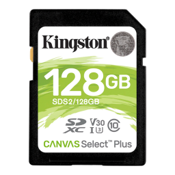 MEMORY 128GB KINGSTON SDXC CLASE10