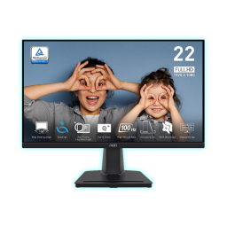 MONITOR 22" MSI PRO MP225V FHD/100HZ/VGA/HDMI/1MS/BLACK