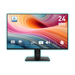 MONITOR 24" MSI PRO MP242A E2 FHD/DP/HDMI/VGA/120HZ/1MS/BLACK
