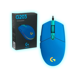 MOUSE GAMER USB LOGITECH G203 LIGHTSYNC RGB AZUL