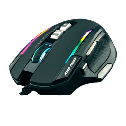 MOUSE GAMING SATE A-GM02 RGB 9 BOTONES PROGRAMABLES