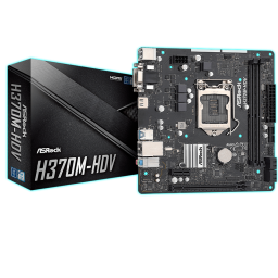 PLACA MADRE ASROCK H370M-HDV 1151 8VA/9NA