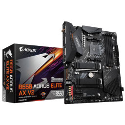PLACA MADRE GIGABYTE B550 AORUS ELITE AX V2/DDR4/AM4/WIFI6/BT