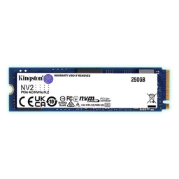 SSD 250GB M.2 KINGSTON NV2 PCIE 4.0 SNV2 - SNV2S/250G