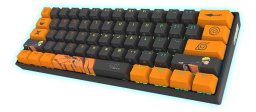 TECLADO GAMING MECANICO NARUTO KX-400 RGB - CHECKPOINT