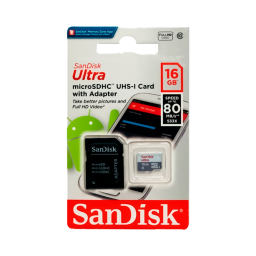 MEMORY 16GB SANDISK ULTRA SDHC 80MB/S