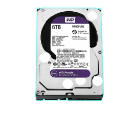 HDD (PC) 6TB 5700 RPM  WESTERN DIGITAL PURPLE WD60PURZ